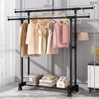 Porte-vêtements de luxe moderne pour salon, boutique, rangement de vêtements, présentoir de vêtements