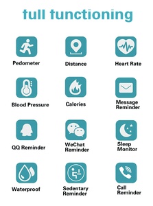 ที่มีสีสัน M4สมาร์ทนาฬิกาออกกำลังกายอัตราการเต้นหัวใจสายรัดข้อมือสายรัดข้อมือ Reloj Inteligente สวมใส่อุปกรณ์สมาร์ทนาฬิกาวง - Product Image 6