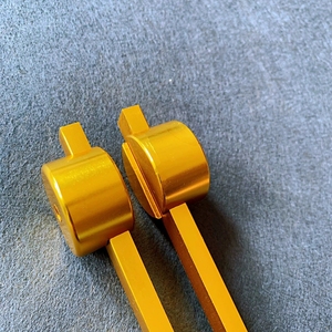 Diapason lesté doré en aluminium pour la thérapie sonore, équipement de guérison, vente en gros - Product Image 2
