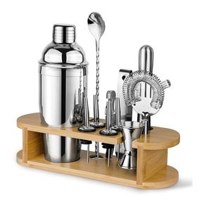 Kit d'outils de barman en acier inoxydable 28ZO personnalisé, fabrication directe d'usine, accessoires de bar, ensemble de fabrication de cocktails - Product Image 3