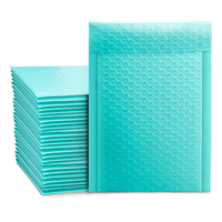 Enveloppes à bulles métalliques 6x10 personnalisées imprimées, enveloppes matelassées en feuille métallique noire mate, emballage à bulles pour envoi postal