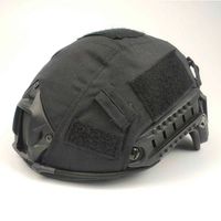 Housse de casque universelle noire FAST, nouvelle housse de casque, cordon élastique, accessoire de modification de casque tactique, housse de casque