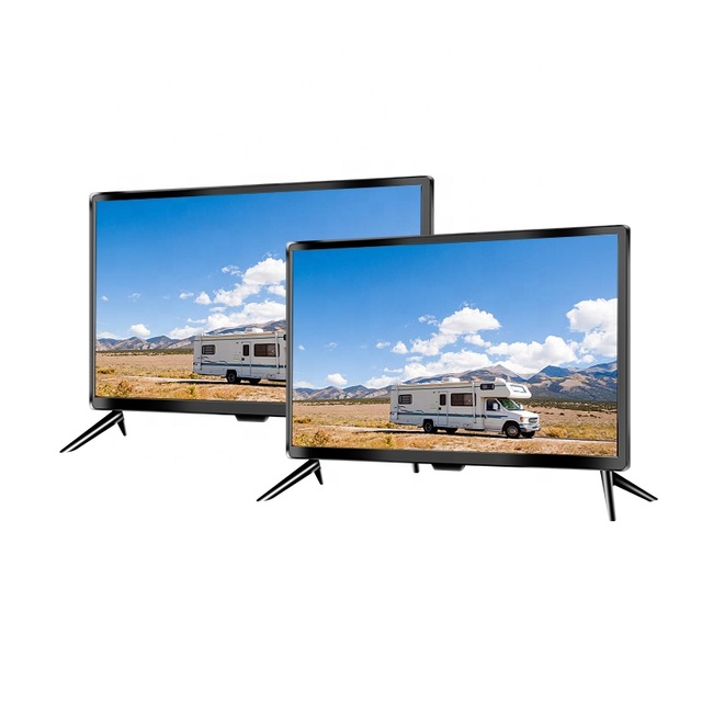 AG 21.5" Portable Televisores LED LCD FHD 1080p 12V DC Mini Camping RV TV with for Black Wide Screen