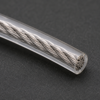 Câble de remplacement pour équipement de musculation, résistant à l'usure, en nylon enduit 7x19