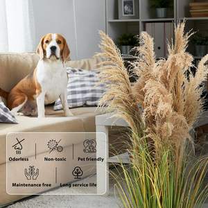 Maison Bureau Jardin Décoration <span class=keywords><strong>De</strong></span> Mariage Herbe <span class=keywords><strong>De</strong></span> <span class=keywords><strong>Pampa</strong></span> Artificielle Oignon Herbe <span class=keywords><strong>De</strong></span> Roseau Réaliste Plantes <span class=keywords><strong>En</strong></span> Plastique Fleurs Bonsaï <span class=keywords><strong>Pot</strong></span> <span class=keywords><strong>Arbre</strong></span> Format - Product Image 5