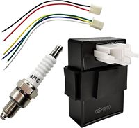 Boîtier CDI DC 6 broches haute performance et économique avec faisceau de câblage pour moteur vertical CG125 150 200 250cc, VTT, kart, moto tout-terrain, scooter