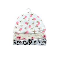 Gorro de Algodón para Recién Nacidos 2026, para Niños y Niñas, con Estampado Animal, Cierre de Botón, Transpirable, Estilo Casual para Primavera y Otoño