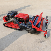Tondeuse à gazon intelligente sans fil télécommandée, robot industriel multifonctionnel 25HP avec moteur 420cc pour la coupe de l'herbe