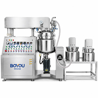 Homogénéisateur mélangeur à cisaillement élevé électrique 100L en acier inoxydable SS304 pour crème et lotion