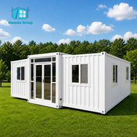 Casa Contenedor Plegable Portátil de Alta Calidad de 20 pies, Casa Contenedor Prefabricada Plegable y Móvil