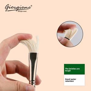Pincel de cerdas de cerdo de cabeza plana <span class=keywords><strong>Giorgione</strong></span>, paquete individual, mango largo de plástico, para pintura al óleo y gouache, ideal para estudiantes de arte. - Product Image 3