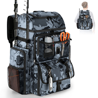 Sac à dos de pêche imperméable de grande capacité personnalisé avec poche isotherme, sac de rangement pour matériel de pêche, sac pour équipement de pêche