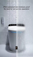 Nouveau design Wc pour la maison Toilette intelligente Capteur d'ouverture automatique Chasse d'eau Salle de bain Closestool Toilette intelligente électronique en céramique