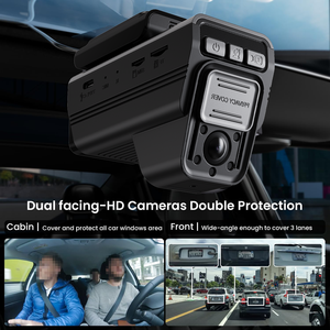Telecamera DVR per Auto 4G a Doppia Lente 1080P con Specchietto Retrovisore, Monitoraggio 24H in Cabina Anteriore, Interfono Bidirezionale - Product Image 2