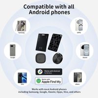 Localizador GPS Inteligente Antipérdida - Compatible, Personalizable, Doble Sistema, Plástico, para Mascotas, Llaves, Carteras