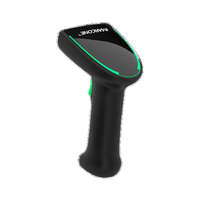 Scanner de codes-barres 2D filaire haute vitesse avec lumière LED Interface USB Bluetooth et COM facile à utiliser pour la numérisation industrielle en stock