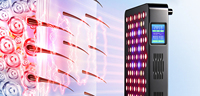 Panneau de luminothérapie rouge professionnel Sunsred SR-94B avec 10 longueurs d'onde (660/850 nm), chauffage thérapeutique pour tout le corps