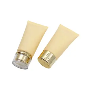 Tube presseur de luxe écologique 50ml tube de crème en plastique tube souple cosmétique 50g emballage cosmétique