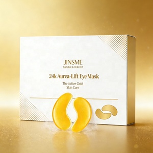 Mascarilla para Ojos de Oro 24K de Marca Privada 6g con Ácido Hialurónico y Péptidos de Avena Hidratante Antienvejecimiento OEM ODM - Product Image 1