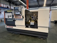 Mesin Bubut CNC Horizontal Flat Bed 2000mm untuk Pemesinan Suku Cadang Otomotif
