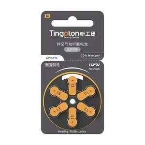 Made in Germany Tingoton Hearing Aid Battery for Resound/Phonak Hearing Aid Hearing Device