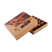 Produit populaire ZY Packaging boîte-cadeau en carton ondulé pour plateau d'oeufs avec tiroir avec sac boîtes de transport d'oeufs d'oie de canard à cellules personnalisées