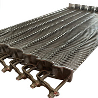 Malla transportadora de alambre espiral de acero inoxidable 304/316 de grado alimenticio para transporte de alimentos o uso en congeladores