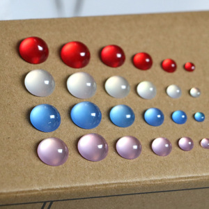 Ayaya Handmade Glass Doll Eyes Red Blue Pink White <b>Craft</b> Accessories For DIY Jewelry Making 12mm 8mm 6mm 4mm 2mm - Product Image 1