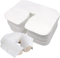 Housses de berceau jetables pour le visage Housses d'appui-tête en coton de qualité médicale SPA pour Tables de massage Chaise de massage