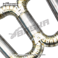 Sistem Knalpot Catback untuk Lamborghini Revuelto 6.5L V12 2023-2025 Boska Pipa Knalpot Titanium dengan Sistem Katup OEM