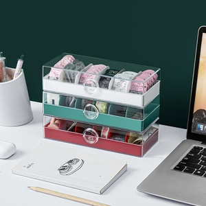 Boîte de rangement anti-poussière et élégante pour lentilles de contact, grande capacité, compartimentée, pour usage quotidien domestique - Product Image 5
