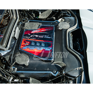 Cubierta de Compartimento del Motor de Fibra de Carbono Real Drifton, Tejido 3K/6K/12K, para Chevrolet Corvette C8 E-Ray 2020-2026 - Product Image 1