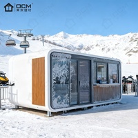 OCM Apple Cain Mini Capsules Maison Capsule Mobile en Acier - Design Mid-Century Modern - Garantie 5 Ans pour Utilisation Extérieure