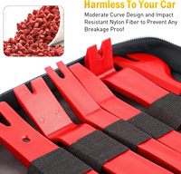 QEEPEI Outil multifonction pour voiture, Pince coupante diagonale, Extracteur de clous à pression, Extracteur de joints, Extracteur de rivets, Ensemble de 6 pièces en plastique