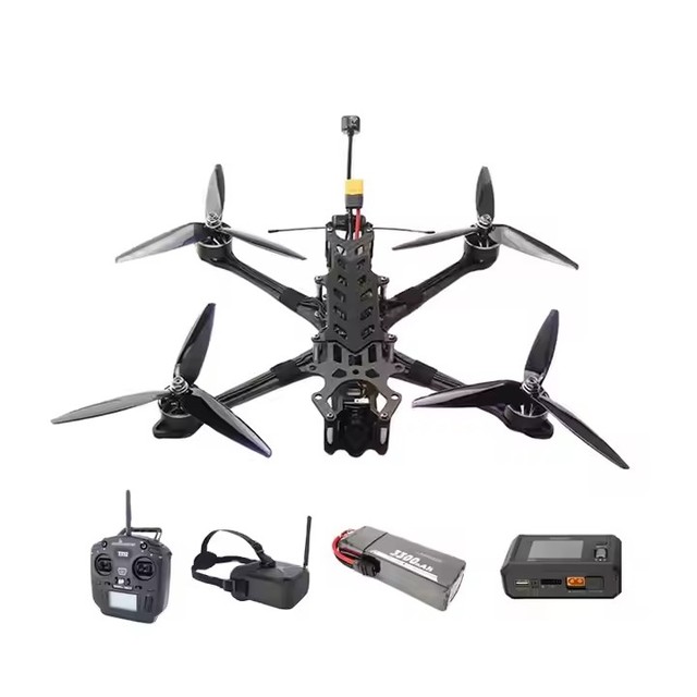 7 Inch Analog FPV Racing Drone with Long Range Remote Control BNF PNP Payload 2 3.5 4 kg Long Flight Time Video Transmission