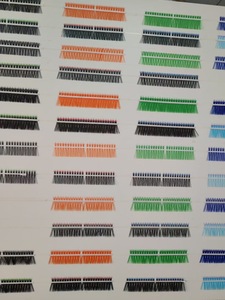 ขนตาปลอมแบบพัดสำเร็จรูป YY W 2D 3D 4D 5D รุ่นใหม่ สีสันสดใส รูปทรงแคบ  ถาดขนตา YY แบบแคบ ขนตา YY รูปตัว U ขนตา YY รูปตัว V - Product Image 3