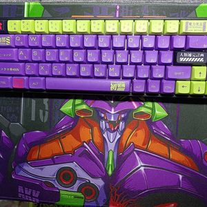 Juego de teclas de perfil XDA para teclado mecánico, <span class=keywords><strong>EVA01</strong></span>, tema, 120 teclas, PBT, sublimación - Product Image 5
