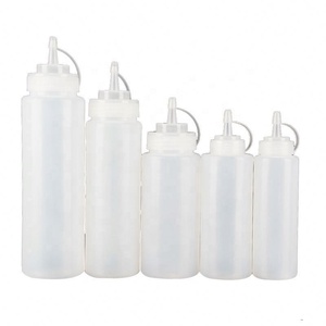 Bouteille à presser à large ouverture personnalisée, distributeur de sauce, 8 oz, qualité alimentaire - Product Image 5