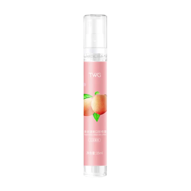 TWG sapore fruttato bocca Spray per alito orale deodorante per alito femminile agente per alito fresco Anti fumo odore Spray