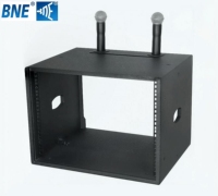 Rack en bois personnalisable 6U en MDF, portable, pour scène, DJ, KTV, karaoké, soirées, bars, amplificateurs et microphones, type flight case audio