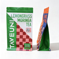 Sachet Doypack Personnalisé pour Thé avec Fermeture Zip Refermable, Emballage Alimentaire Imprimé en Couleur