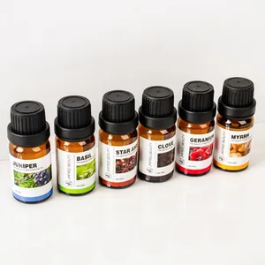 Jmfree 10Ml 18 Geur Luchtbevochtiger En Diffusers Aromatherapie 100% Natuurlijke Lavendel Tea Tree Citroengras Etherische Oliën