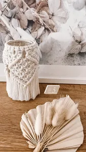 2025 Customized Wholesale <strong>Macrame</strong> <strong>Lantern</strong> Vase Decoration Boho Decoration <strong>Macrame</strong> <strong>Lantern</strong> - Product Image 5
