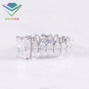 Radiant <b>ring</b> VS1 /VVS1 Clarity 10/14K Gold IGI Certificate 1.0/2.0/3.0ct Lab Grown Diamond Romantic Style <b>Custom</b> <b>ring</b> for women - Product Image 4
