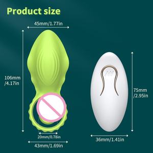 Anneau vibrant pour pénis avec anneau pénien pour couples, stimulateur clitoridien et du périnée, vibromasseur, jouet sexuel pour homme, jouet sexuel pour adultes - Product Image 3