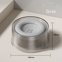 Bol d'eau flottant pour animaux de compagnie, anti-éclaboussures, respectueux de l'environnement, en plastique PP, grande capacité, pour chiens et chats, intérieur et extérieur