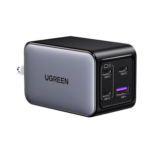 Cargador de Pared USB-C <span class=keywords><strong>Ugreen</strong></span> Nexode <span class=keywords><strong>65W</strong></span> <span class=keywords><strong>GaN</strong></span> de 2 Puertos con Protección Contra Sobrecarga para MacBook Pro/Air de 17/16/15 y para S25/S24 - Product Image 1
