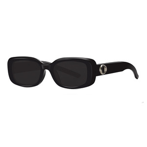 Gm Gafas de sol con montura cuadrada para mujer, montura negra de PC, protección UV400, tipo 3, diseño moderno para uso en exteriores - Product Image 2