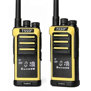 TSSD M610 encryption Wireless Handheld long range Ham Two Way Radio dual band walkie talkie With Hidden LED Display flashlight