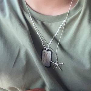 Anime <span class=keywords><strong>Bleach</strong></span> collar Quincy <span class=keywords><strong>Ishida</strong></span> Uryuu Cosplay Ginrei Gojiaku amuleto aleación gargantilla cadena pulseras colgante accesorios de joyería - Product Image 3